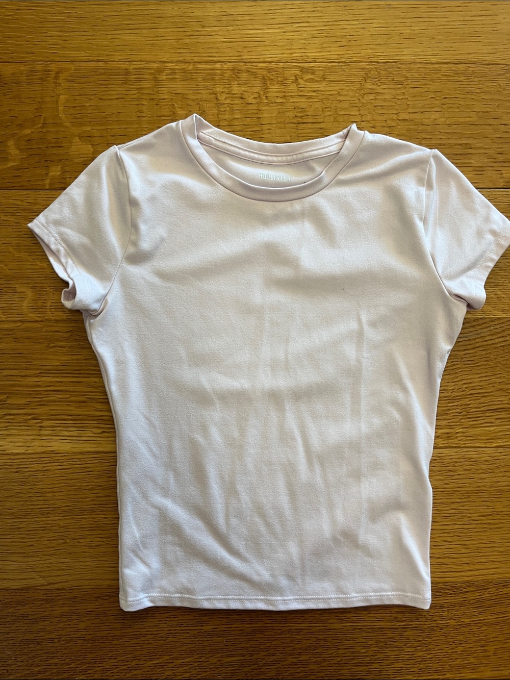 Hollister, pink extra small cropped T-shirt